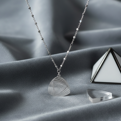 The Cosmic Triangle Necklace