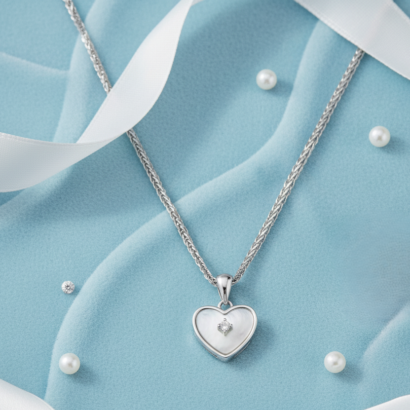 The Timeless Pearl Heart