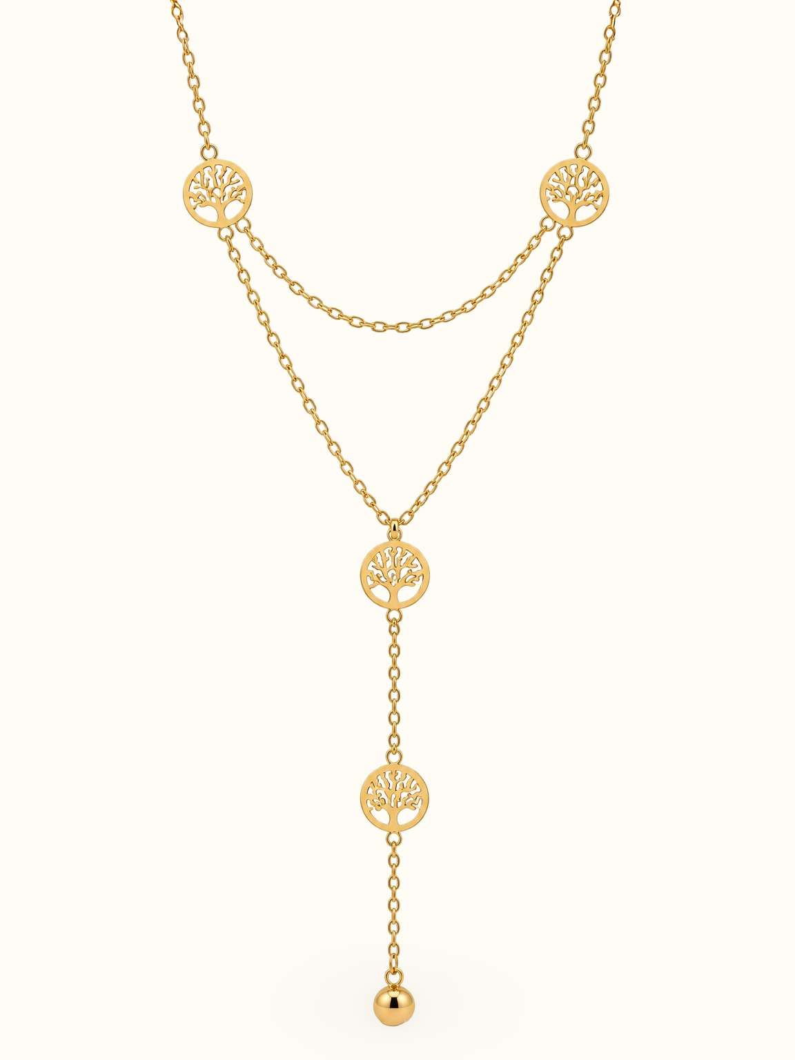 Tree of Life Lariat Necklace