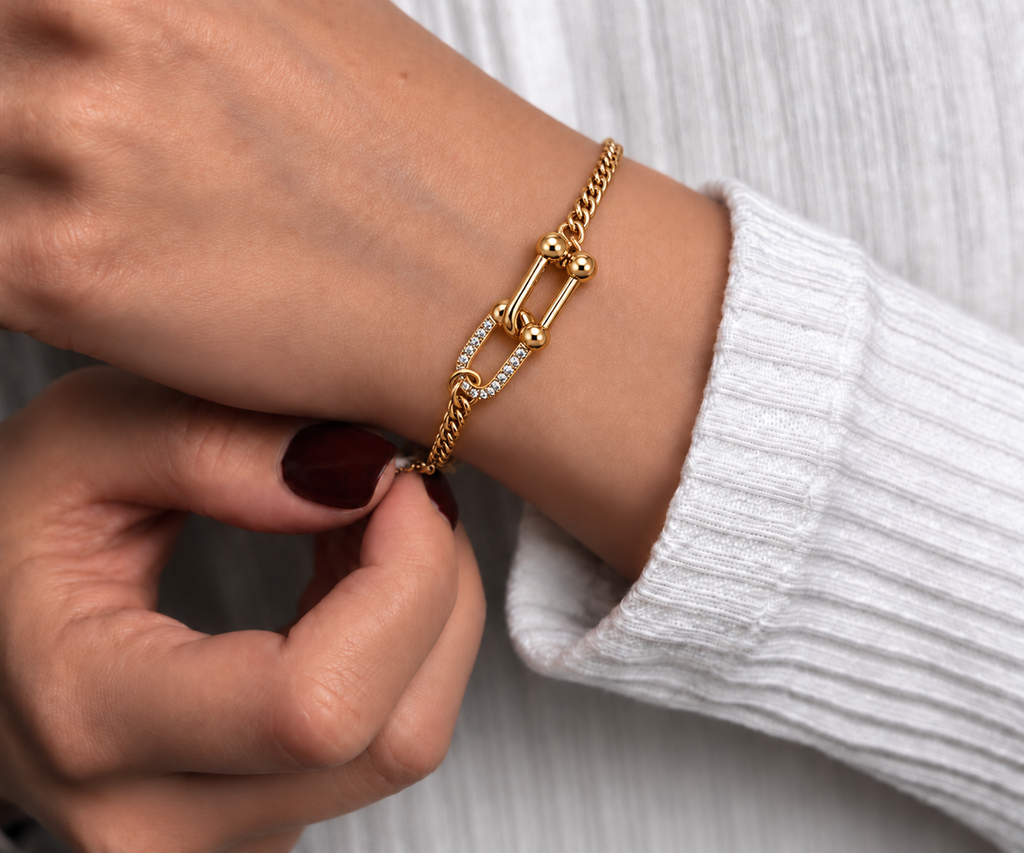 Lock & Sparkle Bracelet