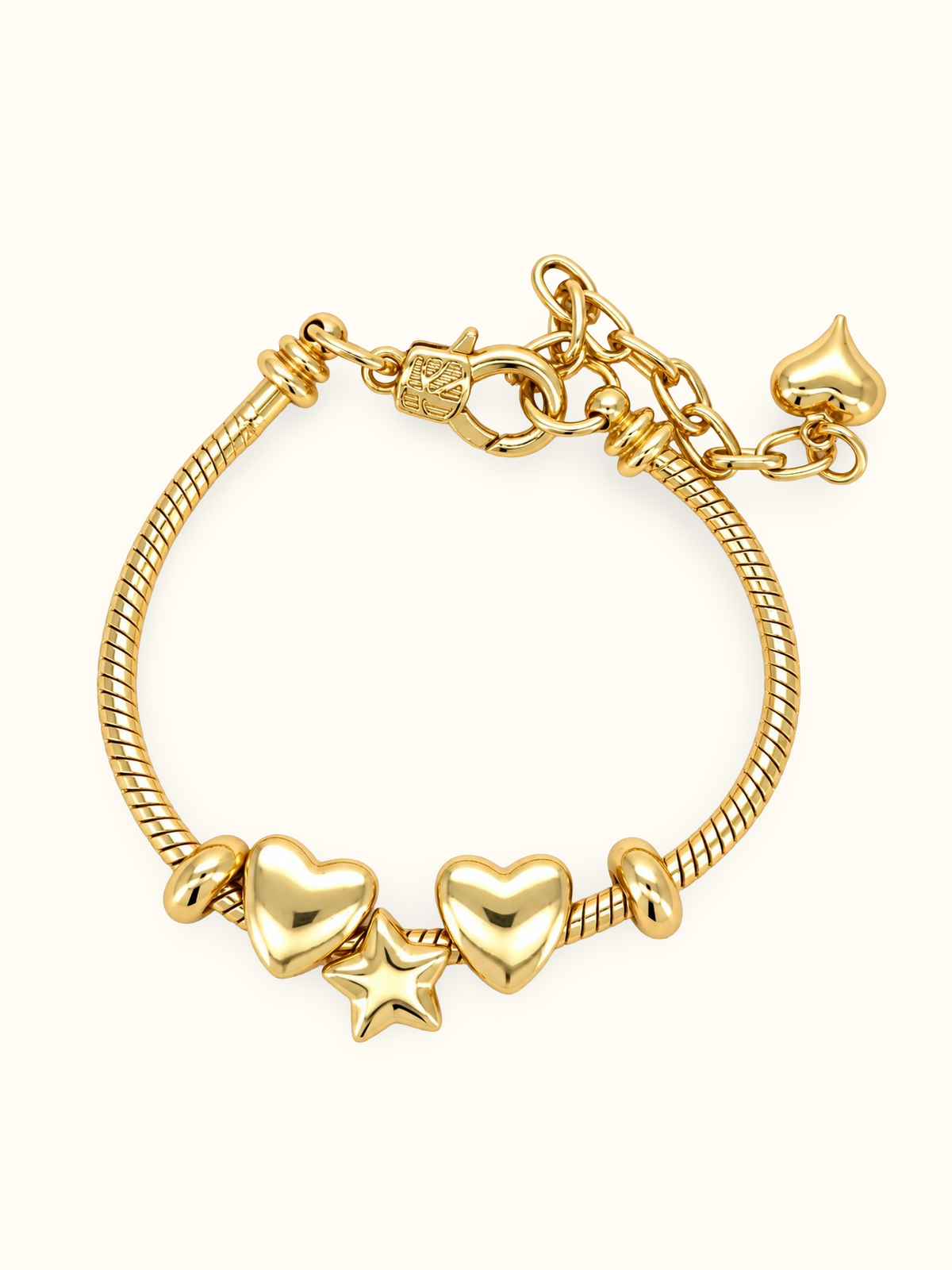 Golden Wish Charm Bracelet