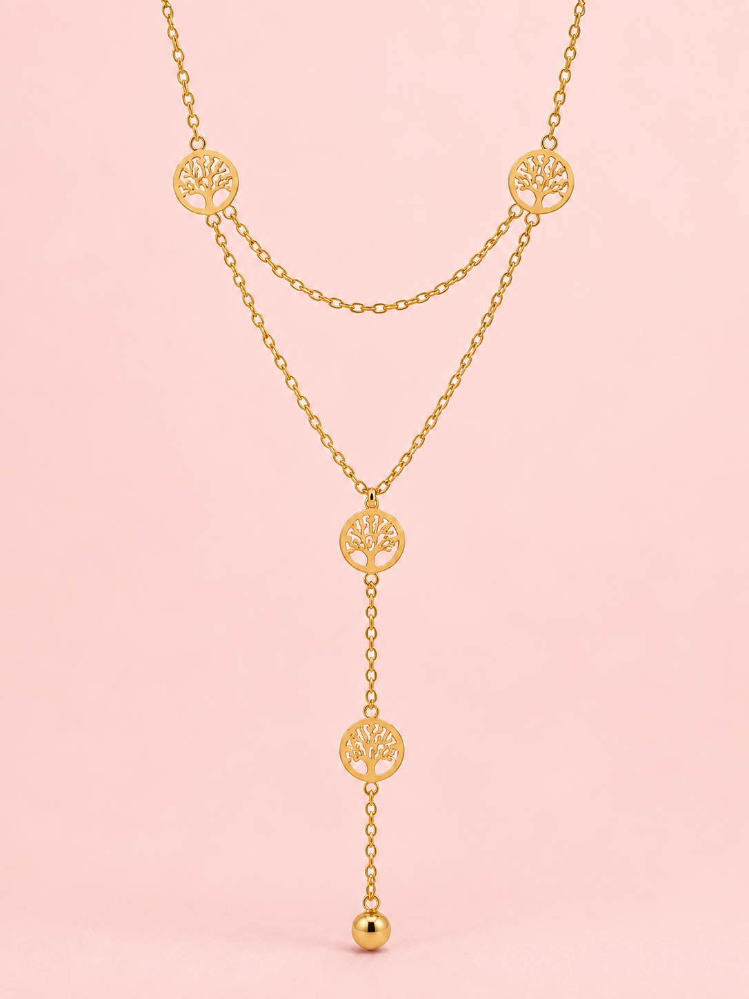 Tree of Life Lariat Necklace