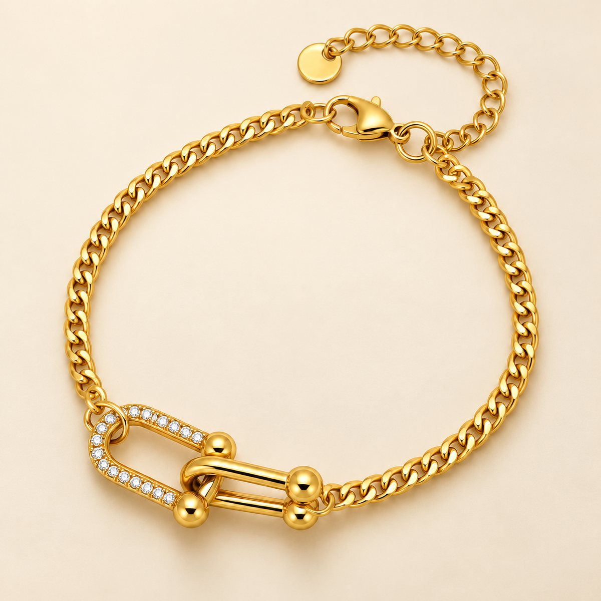 Lock & Sparkle Bracelet