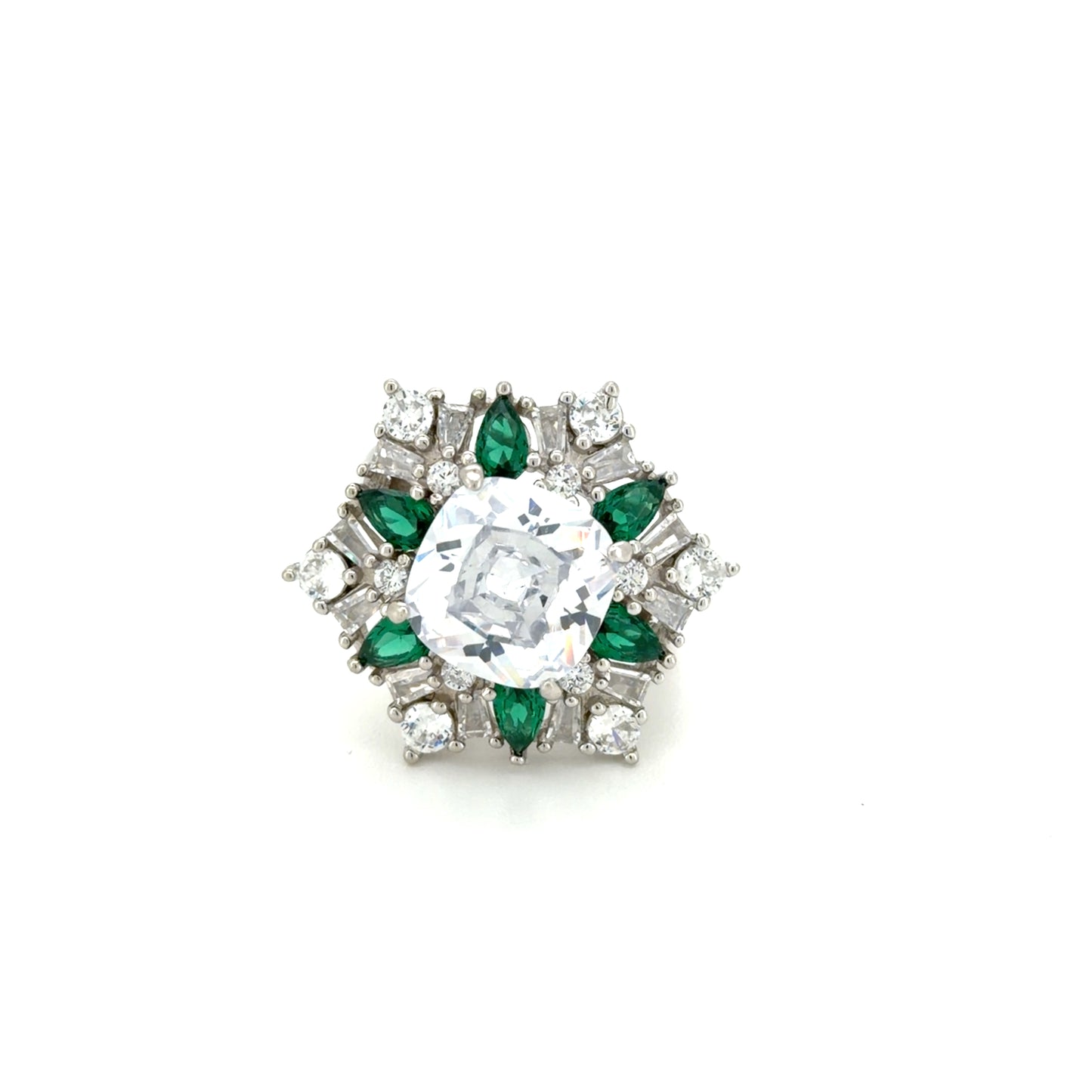 The Emerald Radiance Bloom Ring