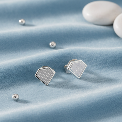 Modern Prism Stud Earrings