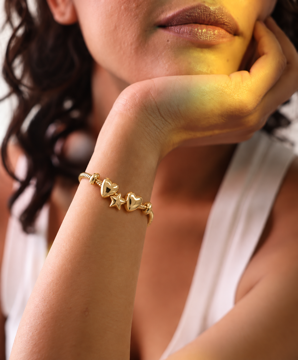 Golden Wish Charm Bracelet