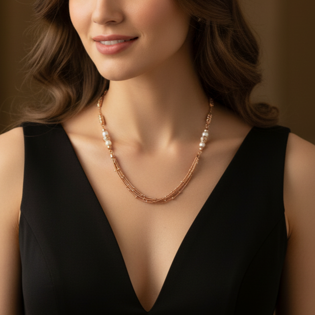 The Beaded Fringe Necklace