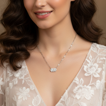 The Diamond Floret Necklace