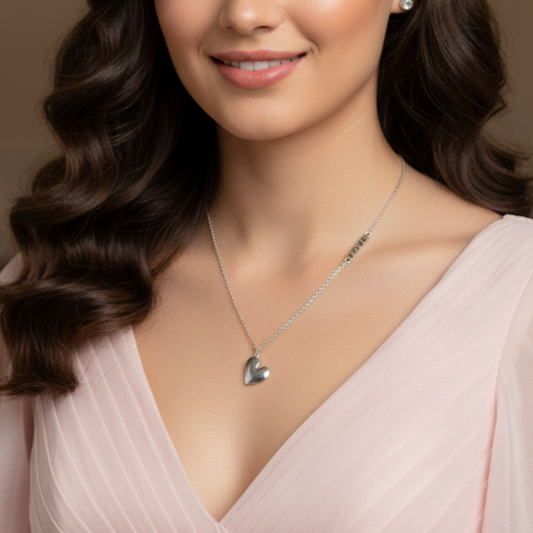 The Sculpted Heart Necklace