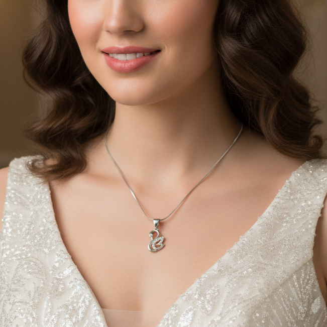 The Elegant Swan Necklace