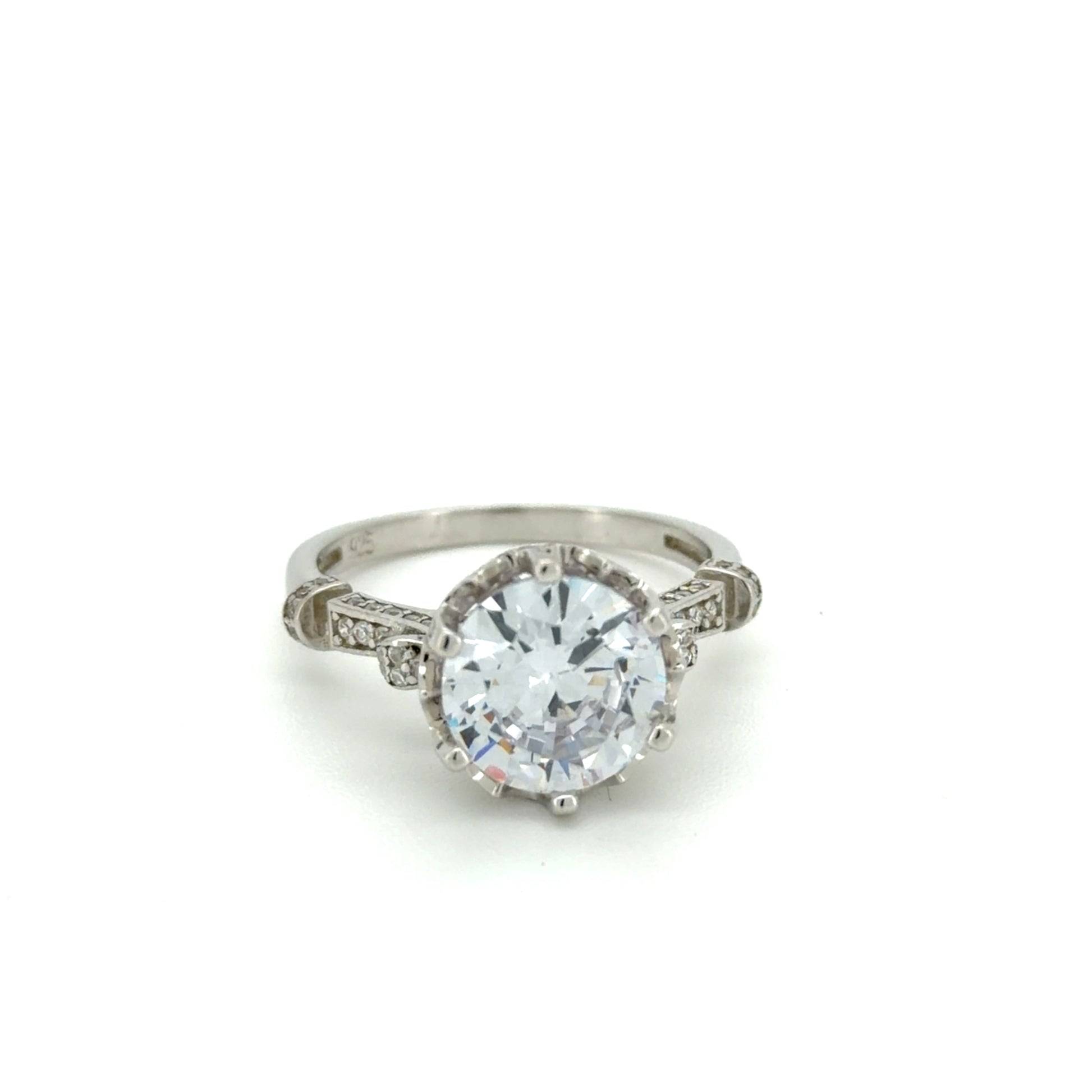 Diamond ring by maela on a white background