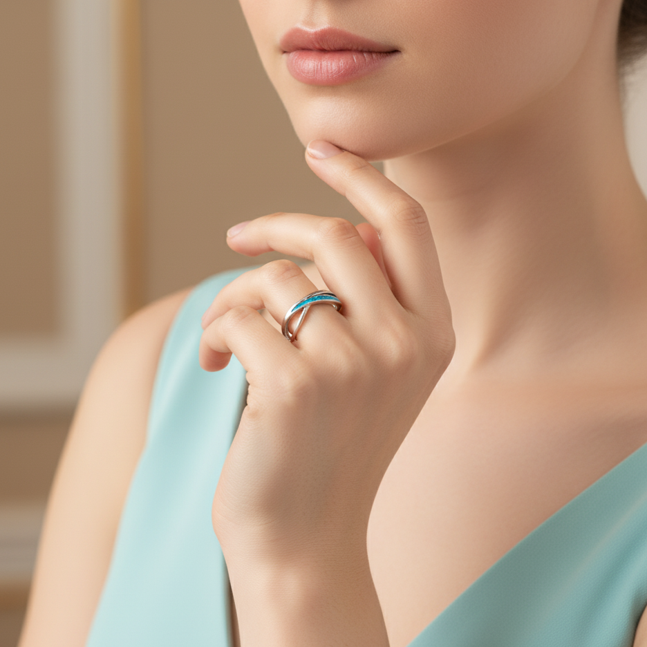 Ocean Weave Ring
