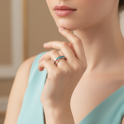 Ocean Weave Ring