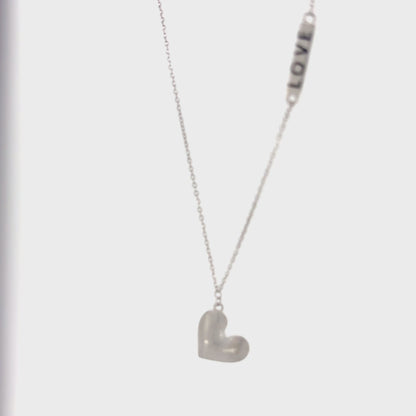 The Sculpted Heart Necklace