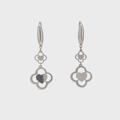 Heartfelt Bloom Drop Earrings