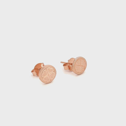 Lucky Charm Disc Studs