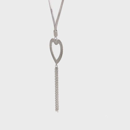 The Heart Tassel Necklace