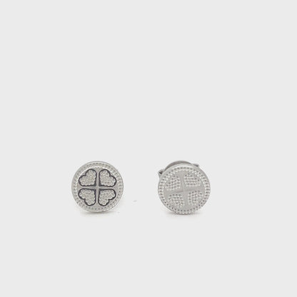 Lucky Charm Disc Studs