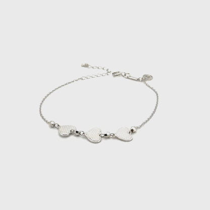 Timeless Trio Heart Bracelet