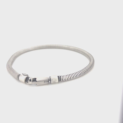 Urban Serpent Silver Bracelet