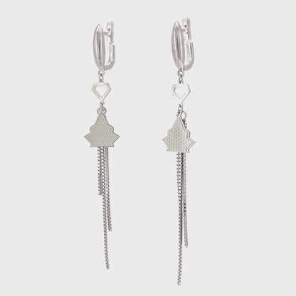 Winter Radiance Drop Earrings