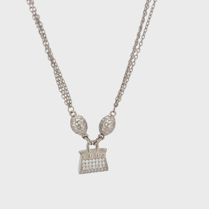The Luxury Bag Pendant Necklace