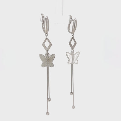 Butterfly Drop Earrings
