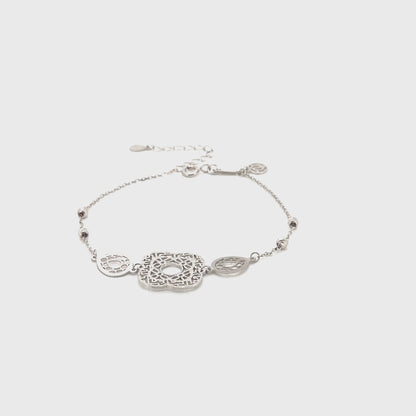 Ethereal Bloom Filigree Bracelet