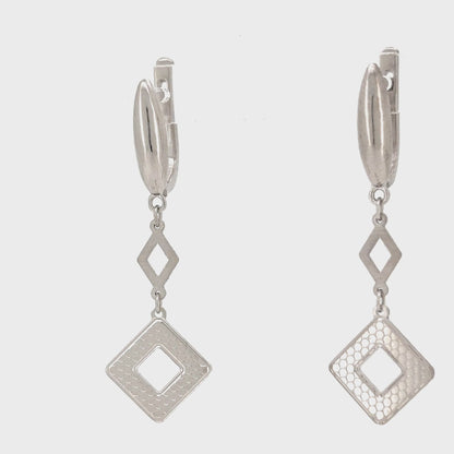 Geometric Cascade Drop Earrings